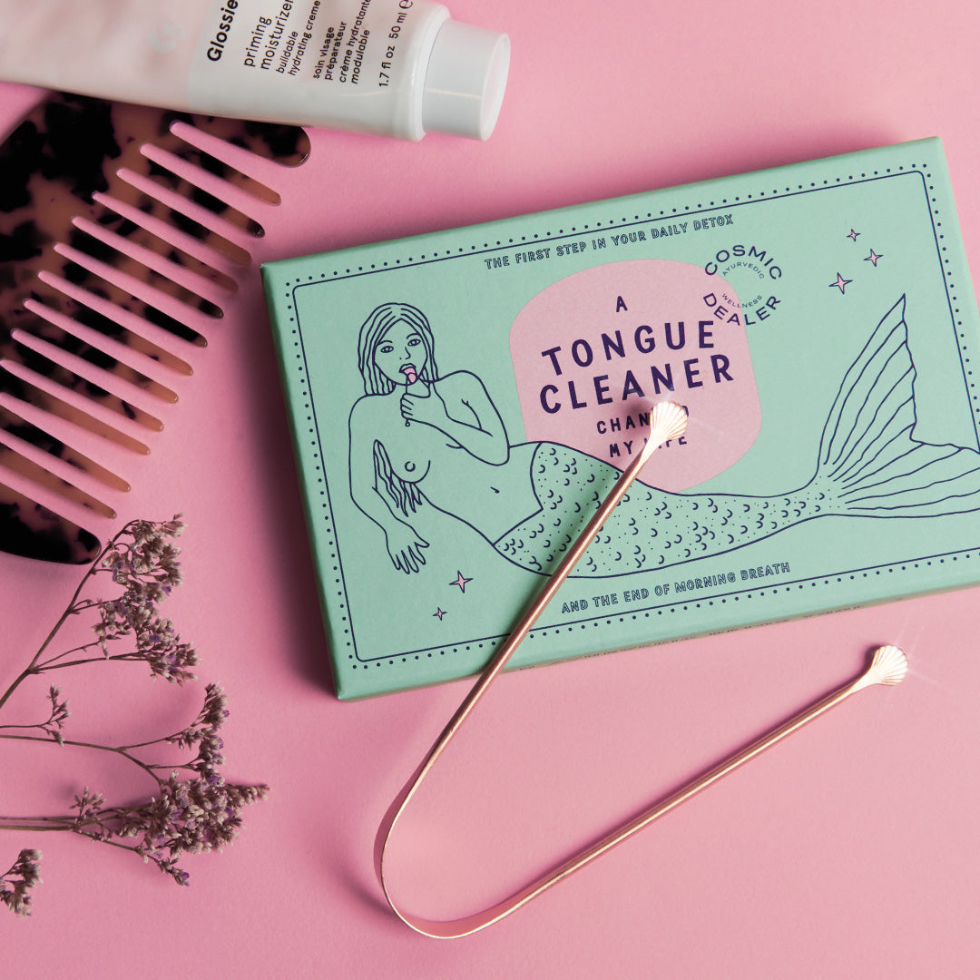 cosmic dealer ayurvedic tongue scraper