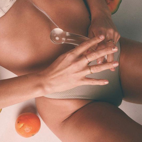 ONNA ALLURE PEARL - glass gspot pleasure wand