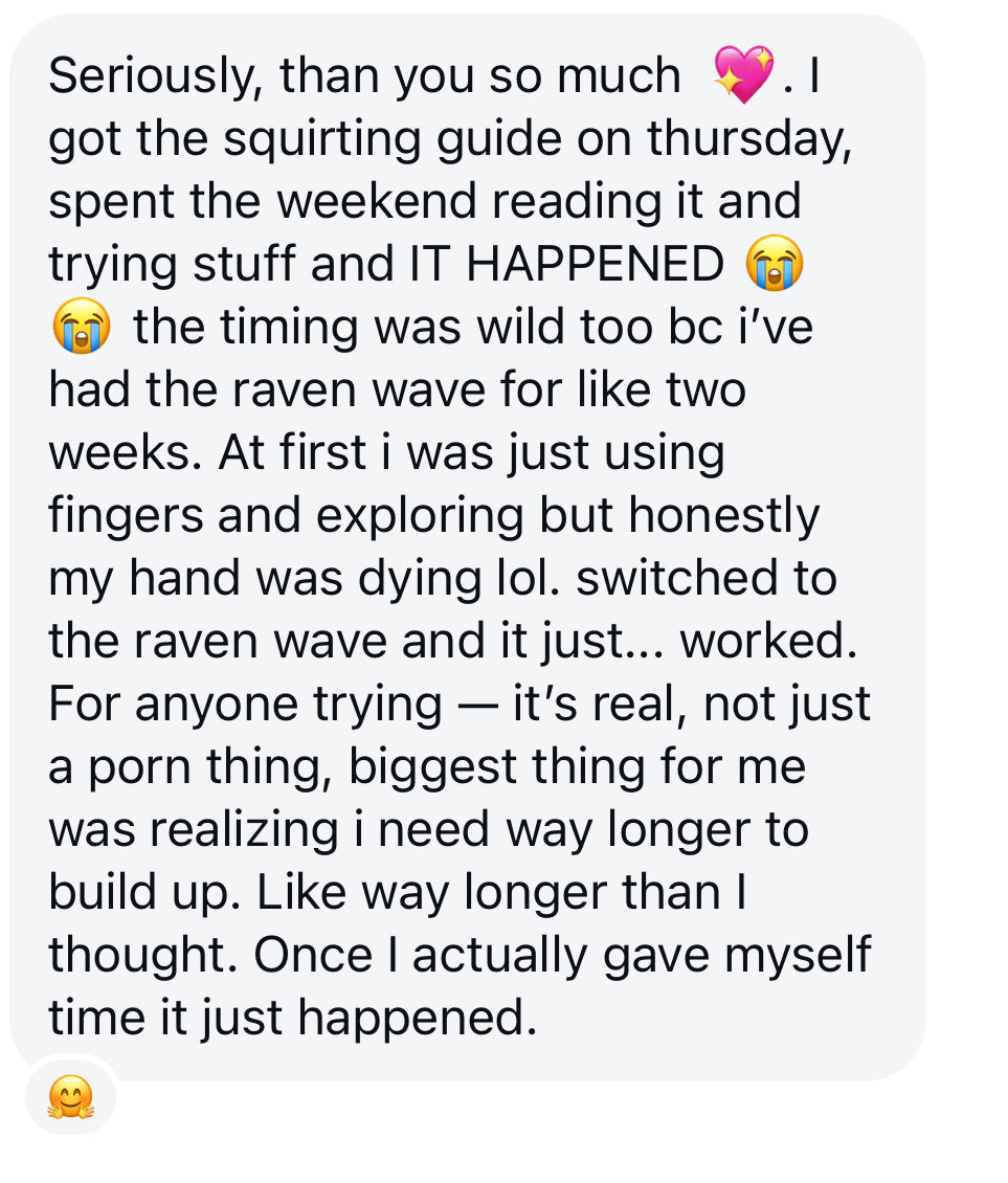 how to squirt guide testimonial