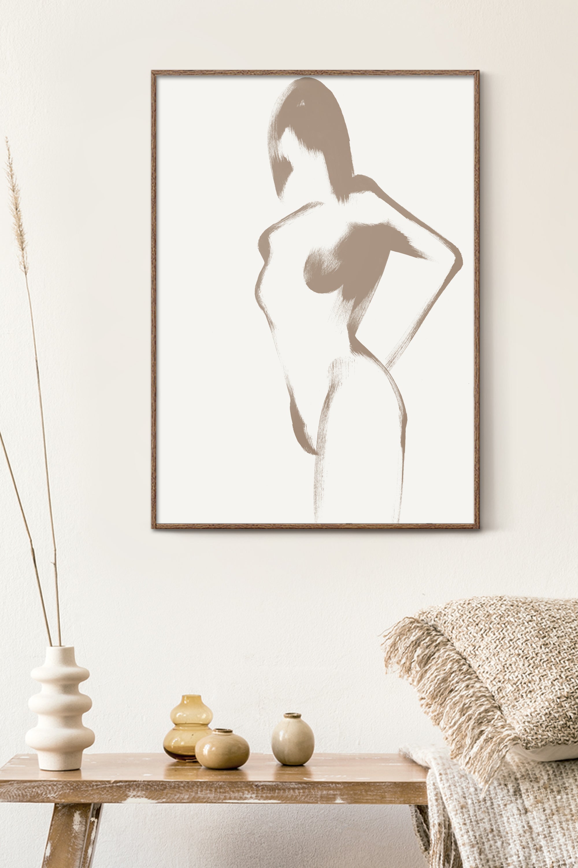 ART PRINT - Feminine no. 11 Beige - ONNA