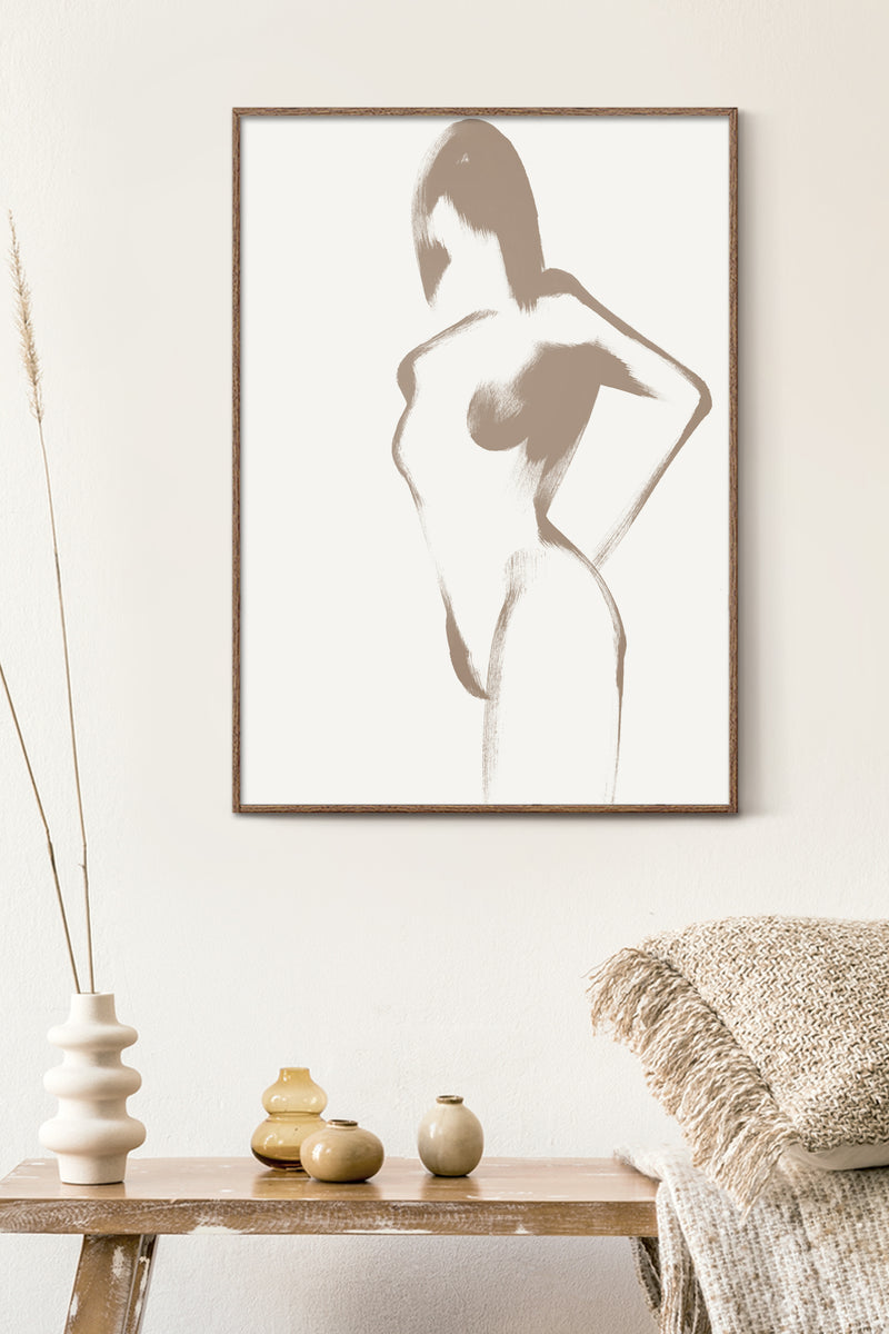ART PRINT - Feminine no. 11 Beige - ONNA