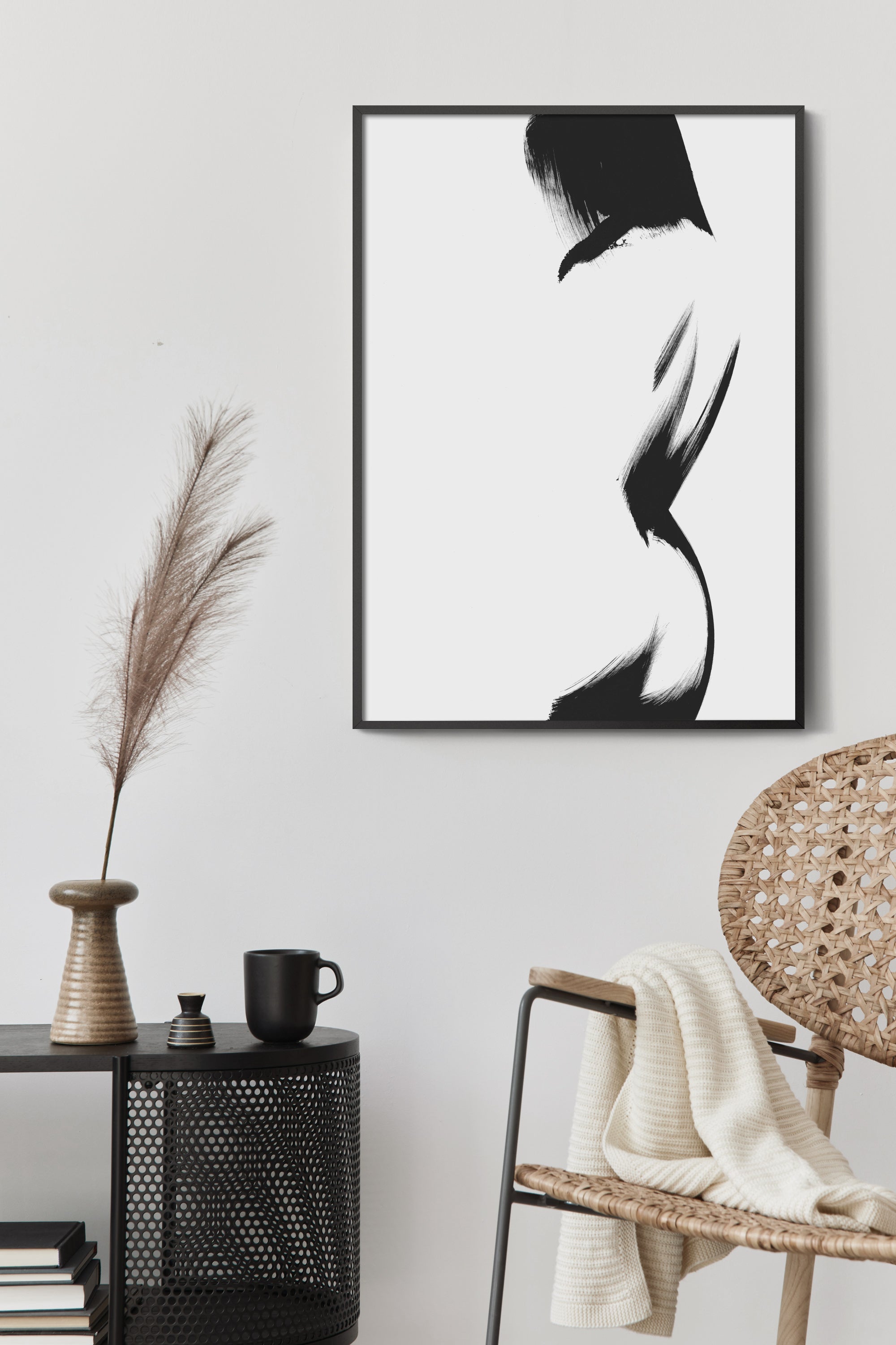 ART PRINT - Feminine no. 30 Black - ONNA