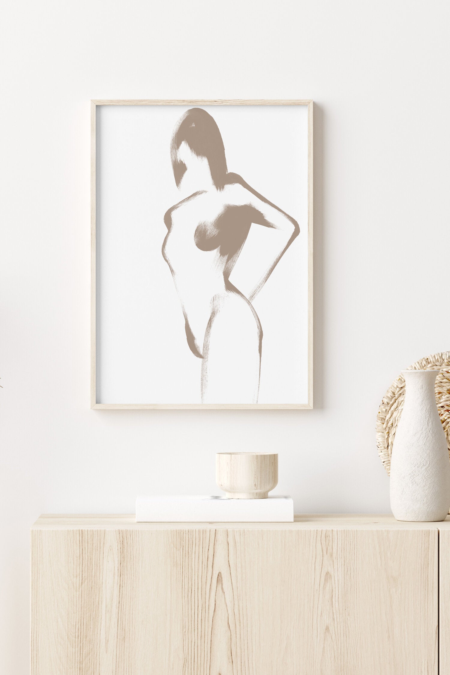 ART PRINT - Feminine no. 11 Beige - ONNA