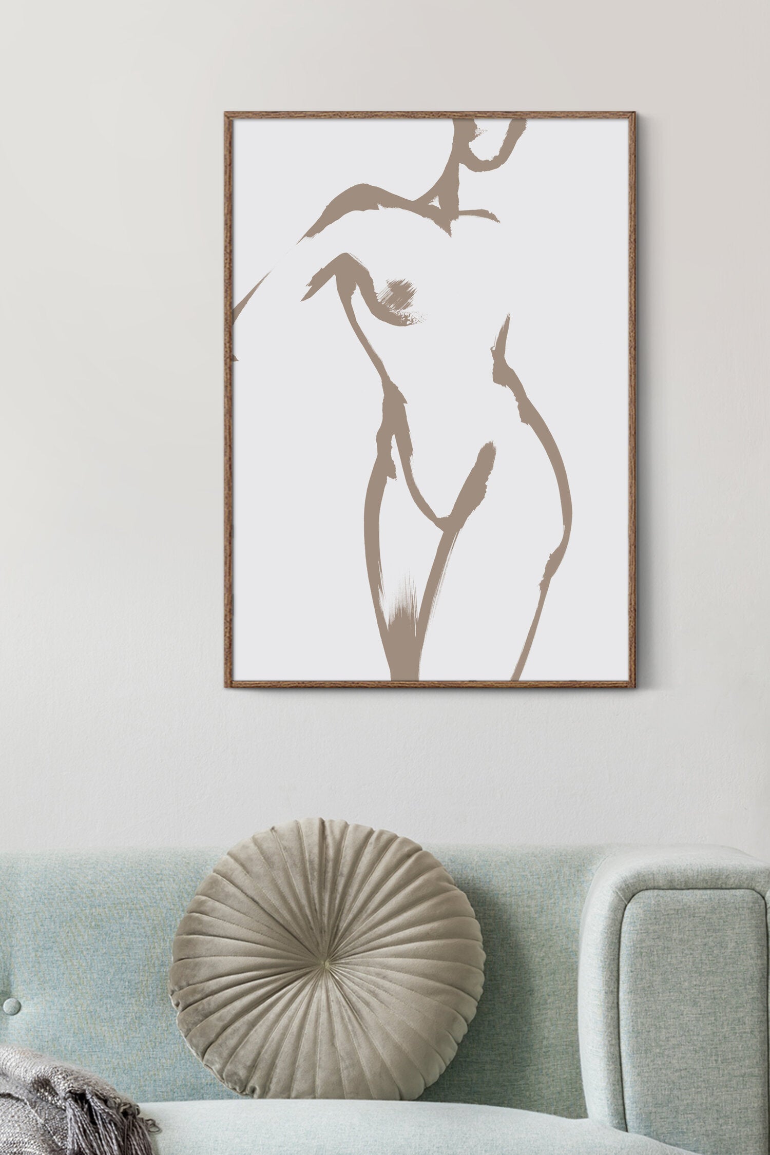 ART PRINT - Feminine no. 19 Beige - ONNA